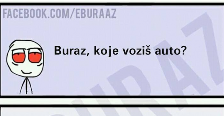 Da li znate koje auto Buraz vozi?