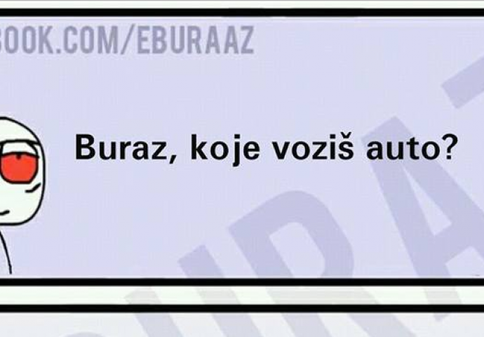 Da li znate koje auto Buraz vozi?