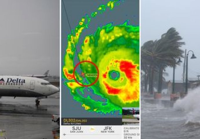 HEROJSKI BIJEG IZ SREDIŠTA URAGANA: Avion ušao ravno u uragan Irmu, sletio na areodrom pokupio 170 putnika i odveo ih na sigurno!