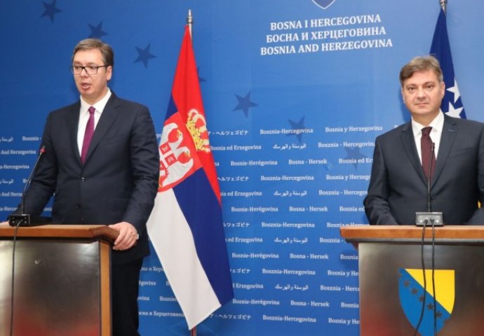 SLUŽBENA POSJETA PREDSJEDNIKA SBRIJE/ Zvizdić-Vučić: U prvom planu unapređenje ekonomskih odnosa BiH i Srbije