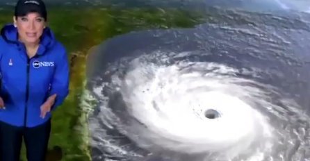 JEZIV SNIMAK: Voditeljica u srcu uragana pokazala koliko je situacija DRAMATIČNA (VIDEO)