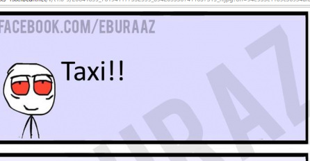 Buraz se vozi sa taxijem