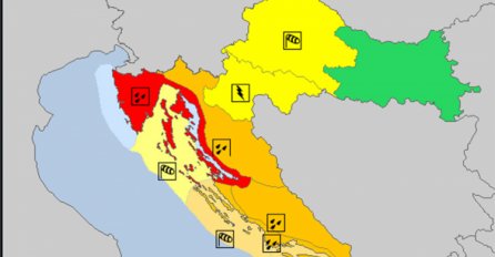 Crveni meteoalarm u Hrvatskoj upozorio na još padavina 