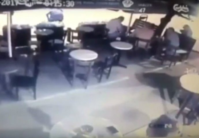 Objavljen snimak nadzornih kamera, na kojem se vidi trenutak napada Dženana K.! (VIDEO) 