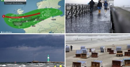 SMRTONOSNA OLUJA TUTNJI EVROPOM: Vjetar jačine uragana Irma udara gradove, ljudi ginu