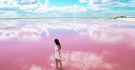 OVO MORATE VIDJETI: Čarobna laguna ružičaste boje! (VIDEO) 