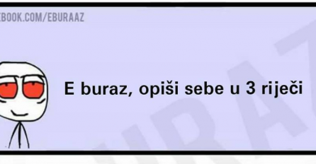 Pogledajte kako sebe Buraz opisiva u 3 riječi