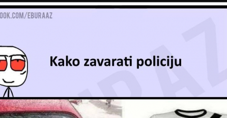 Pogledajte kako zavarati policiju