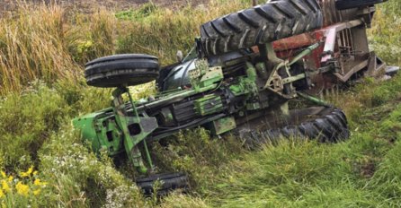 UŽASNA TRAGEDIJA: Traktorom se prevrnuo i prignječio vlastitu unuku