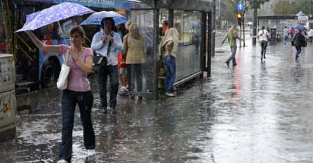 U BiH narednih dana nestabilno vrijeme s kišom i pljuskovima
