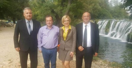 Federalni ministri Đapo, Vujanović i Drljača posjetili slapove Koćuše