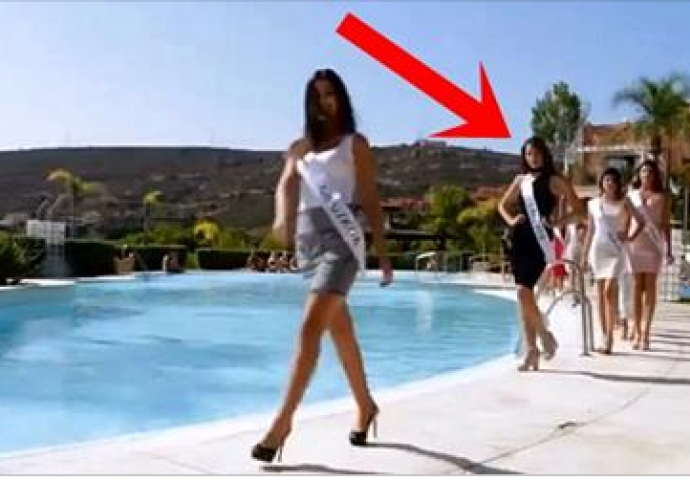 Na izboru za Miss Univerzuma u Španiji dogodila se jedna NESVAKIDAŠNJA SCENA:  Pogledajte šta će uraditi djevojka u CRNOJ HALJINI!(VIDEO)