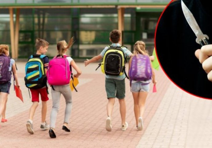 ZA DLAKU IZBJEGNUT HOROR: Učenik prvog razreda nožem prijetio učenicima, ali to nije najgora stvar