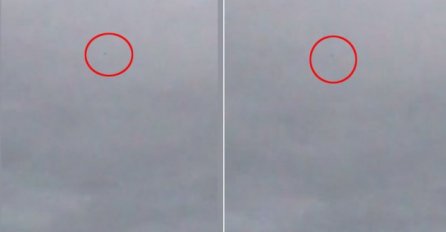 Ukazala se "crna tačka" na nebu: Uznemireni građani snimili sve, neki sumnjaju da je NLO (VIDEO)