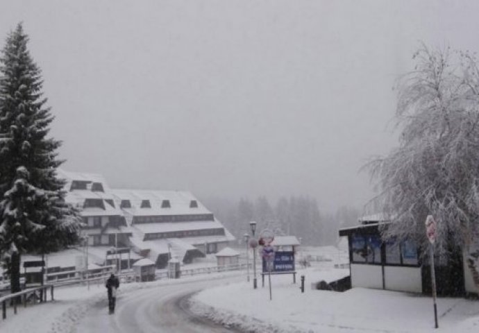 SNIJEG NAPADAO KAO DA JE JANUAR: Drveće puca pod teretom, napadalo 24 centimetra snijega! (FOTO)