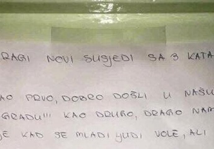 STIGAO ODGOVOR MLADOG PARA: Susjedi ih upozorili da budu tiši i obuzdaju strasti, A SADA SU ONI BRUTALNO ODGOVORILI KOMŠIJAMA!