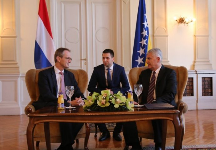 Čović primio akreditivna pisma novoimenovanog ambasadora Kraljevine Holandije 
