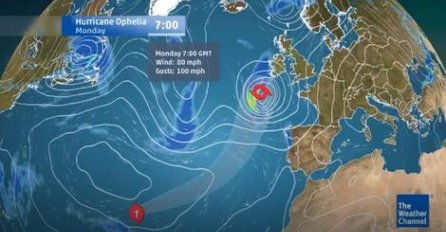 URAGAN OFELIJA STIGLA U EVROPU: Britaniji prijete poplave, stotine hiljada ljudi ostalo bez struje