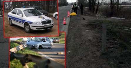 DRAMA NA AUTOPUTU: Terencem pokušao da izgura policiju, pa završio u kanalu, IMA MNOGO POVRIJEĐENIH!