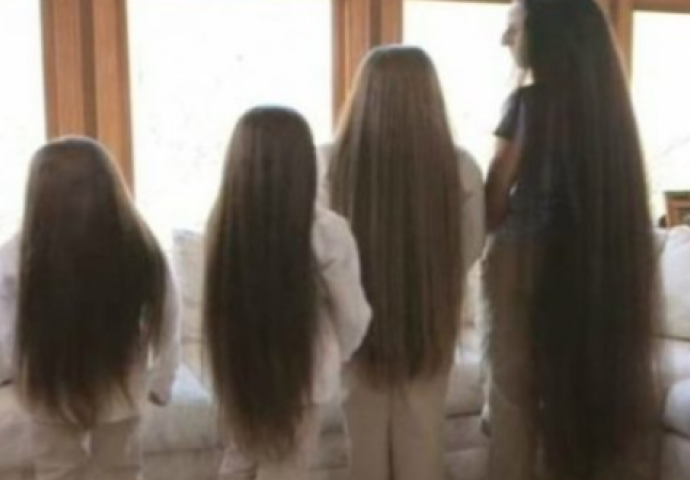 MAJKA i NJENE TRI KĆERI pokazale svoju kosu, a pravi ŠOK nastupa kada se okrenu!(VIDEO)