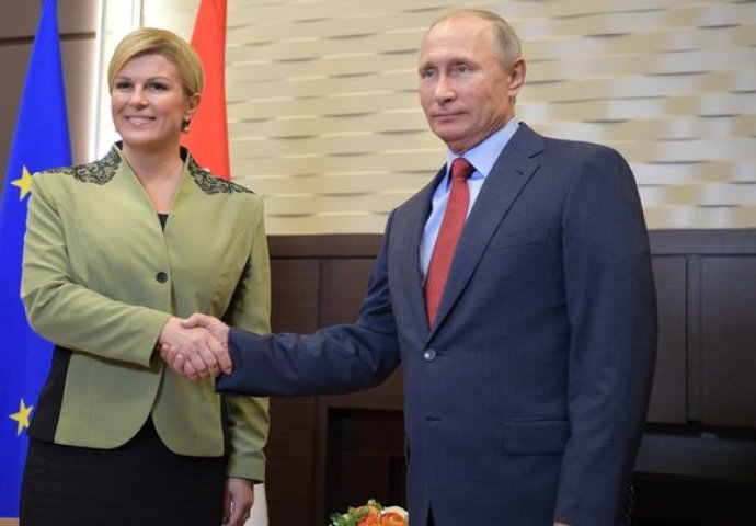 Grabar-Kitarović i Putin za novi zamah u odnosima Hrvatske i Rusije