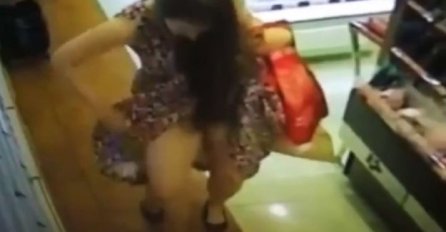 Mlada djevojka je ušla u dućan i raširila noge, nećete vjerovati što je napravila sljedeće (VIDEO)