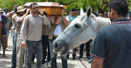 NEĆETE MOĆI ZADRŽATI SUZE: Konj na sahrani svog VLASNIKA uradio nešto što niko nije OČEKIVAO (VIDEO)