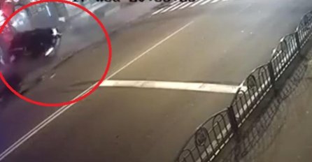 TRENUTAK HORORA: U punoj brzini pokosila pješake na trotoaru, tijela letjela na sve strane!