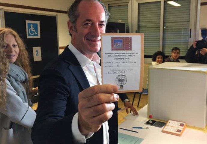 Čelnici Lombardije i Veneta proglasili pobjedu na referendumu