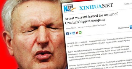 Tjeralica za Todorićem je svjetska vijest, o njoj pišu čak i Kinezi
