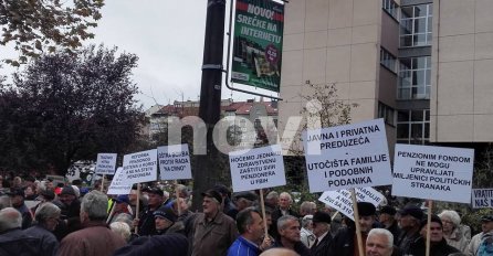 Nakon dva sata završeni protesti penzionera u Sarajevu, a pregovori u Vladi FBiH još traju