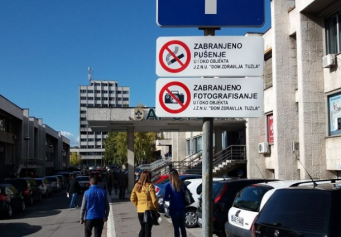 Zabranjeno pušenje i fotografisanje u i oko objekta Doma zdravlja Tuzla 
