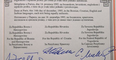 Kuntoš pokušao prodati originalni tekst Dejtonskog sporazuma za 100.000 KM