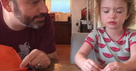 Malenoj kćerkici rekao da joj je pojeo sve slatkiše, njezinoj reakciji nije se ni najmanje nadao (VIDEO)