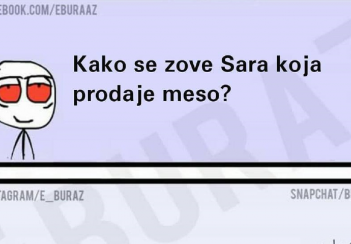 Kako se zove Sara koja radi u mesnici?