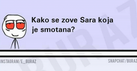 Kako se zove Sara koja je smotana ?