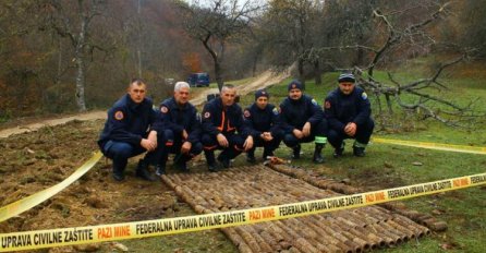 Timovi FUCZ na lokalitetu Glamoč kod Goražda iskopali i uklonili 430 mina