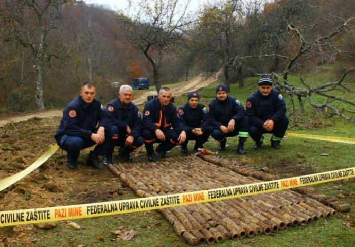 Timovi FUCZ na lokalitetu Glamoč kod Goražda iskopali i uklonili 430 mina