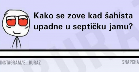 Kako se zove kad šahista upadne u septičku jamu ?