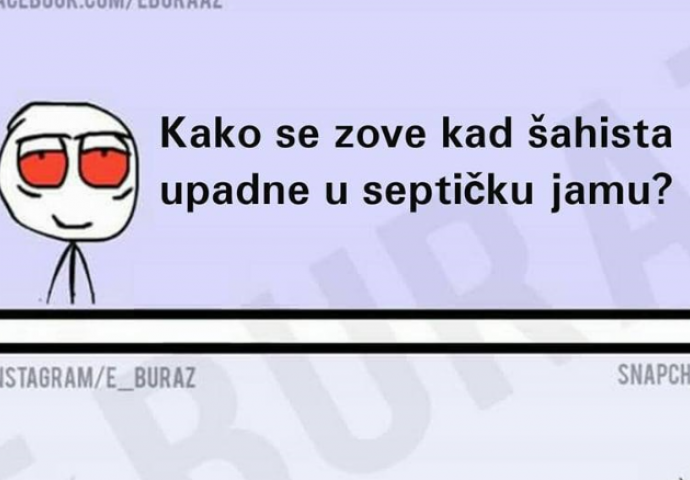 Kako se zove kad šahista upadne u septičku jamu ?