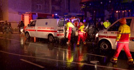 Devetnaest povrijeđenih u sinoćnjem požaru u zgradi na Alipašinom Polju