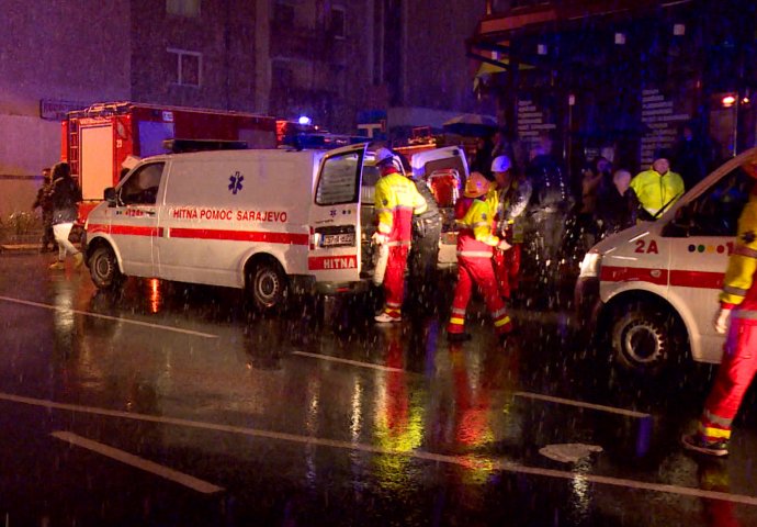 Devetnaest povrijeđenih u sinoćnjem požaru u zgradi na Alipašinom Polju