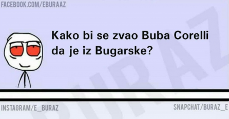 Kako bi se zvao Buba Corelli da je iz Bugarske ?