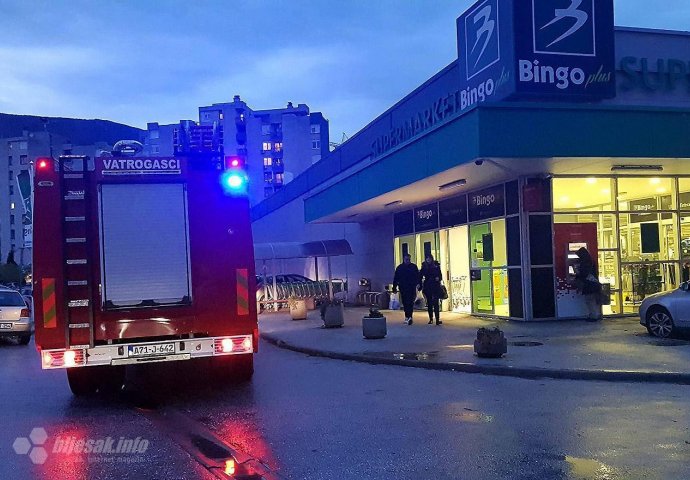 Mostar: Brzom intervencijom spriječen veći požar u Bingu 