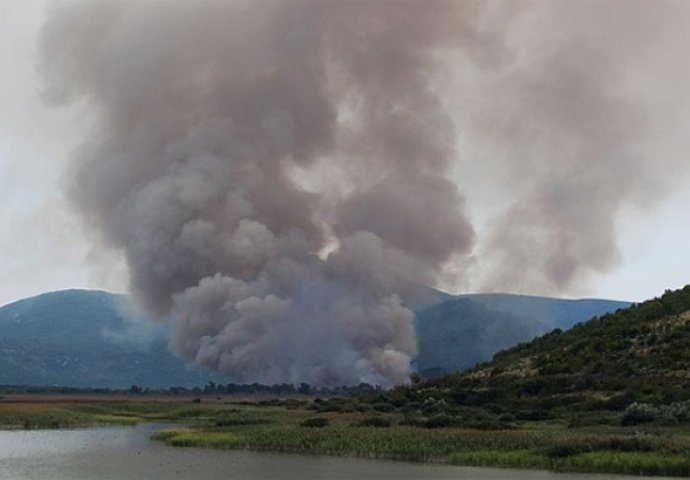 Šteta od požara na Hutovom blatu oko milijun maraka, ugrožen cijeli eko sustav