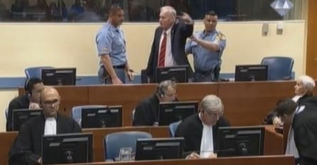 INCIDENT NA SUĐENJU: Evo šta je Ratko Mladić vikao prije nego što su ga izbacili iz sudnice (VIDEO)