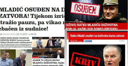 DOŽIVOTNA KAZNA ZATVORA: Kako su mediji u regionu prenijeli osuđujuću presudu Ratku Mladiću!
