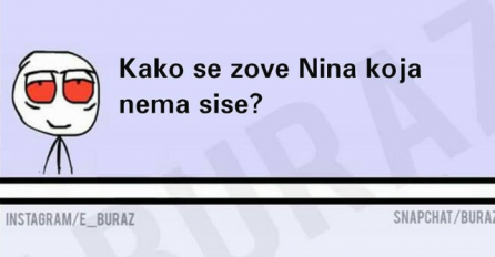 Kako se zove Nina koja nema sise?