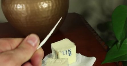 Zabio je toaletni papir u maslac: Pogledajte kako vam ovaj jednostavni trik MOŽE SPASITI ŽIVOT!