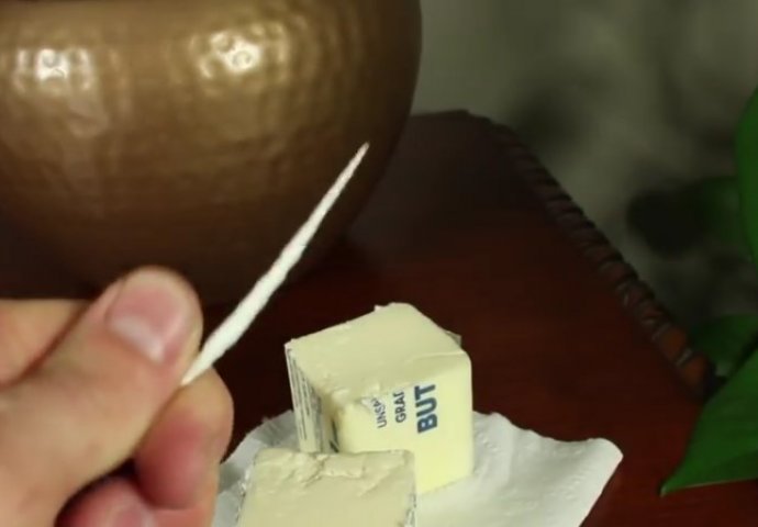 Zabio je toaletni papir u maslac: Pogledajte kako vam ovaj jednostavni trik MOŽE SPASITI ŽIVOT!